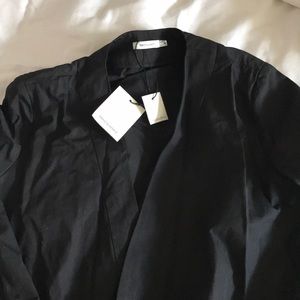 Black wrap dress cotton